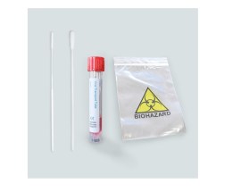 Kit Meio De Transporte Viral 3ml + Swab Flocado Nasal E Swab Flocado Orofaringe - 50 Unid - GT-KT06 - Global